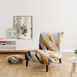 Multicolor Symmetrical Abstractions - Modern Accent Side Chair