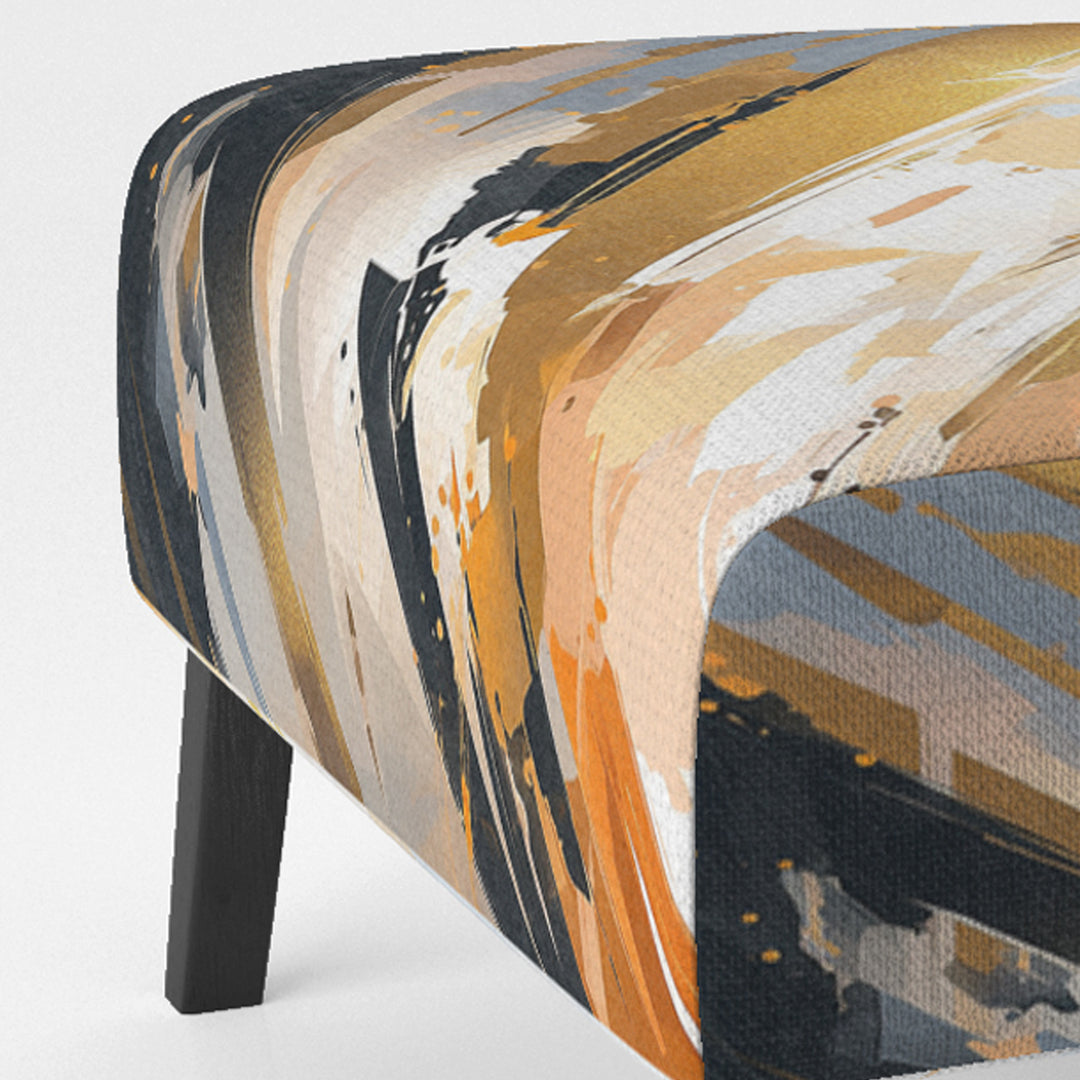 Multicolor Symmetrical Abstractions - Modern Accent Side Chair