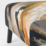 Multicolor Symmetrical Abstractions - Modern Accent Side Chair