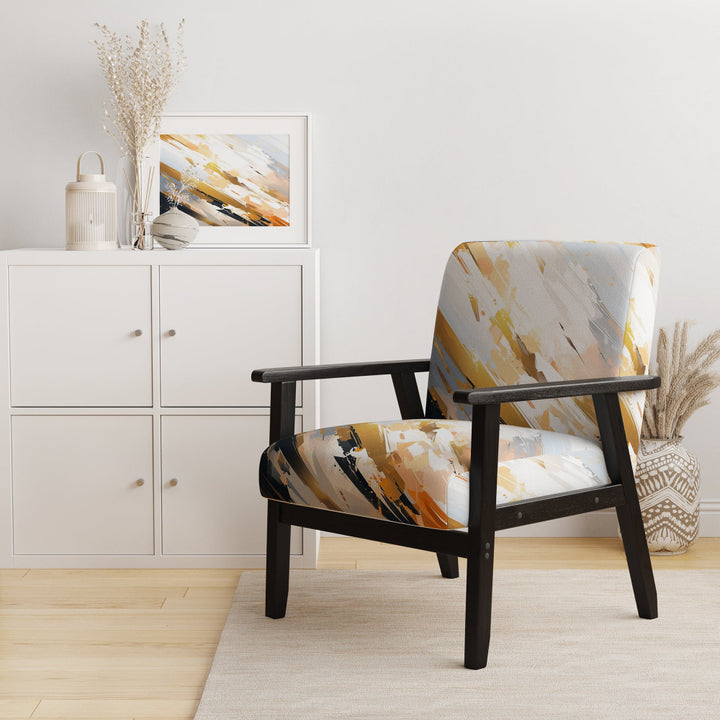 Multicolor Symmetrical Abstractions - Modern Accent Side Chair