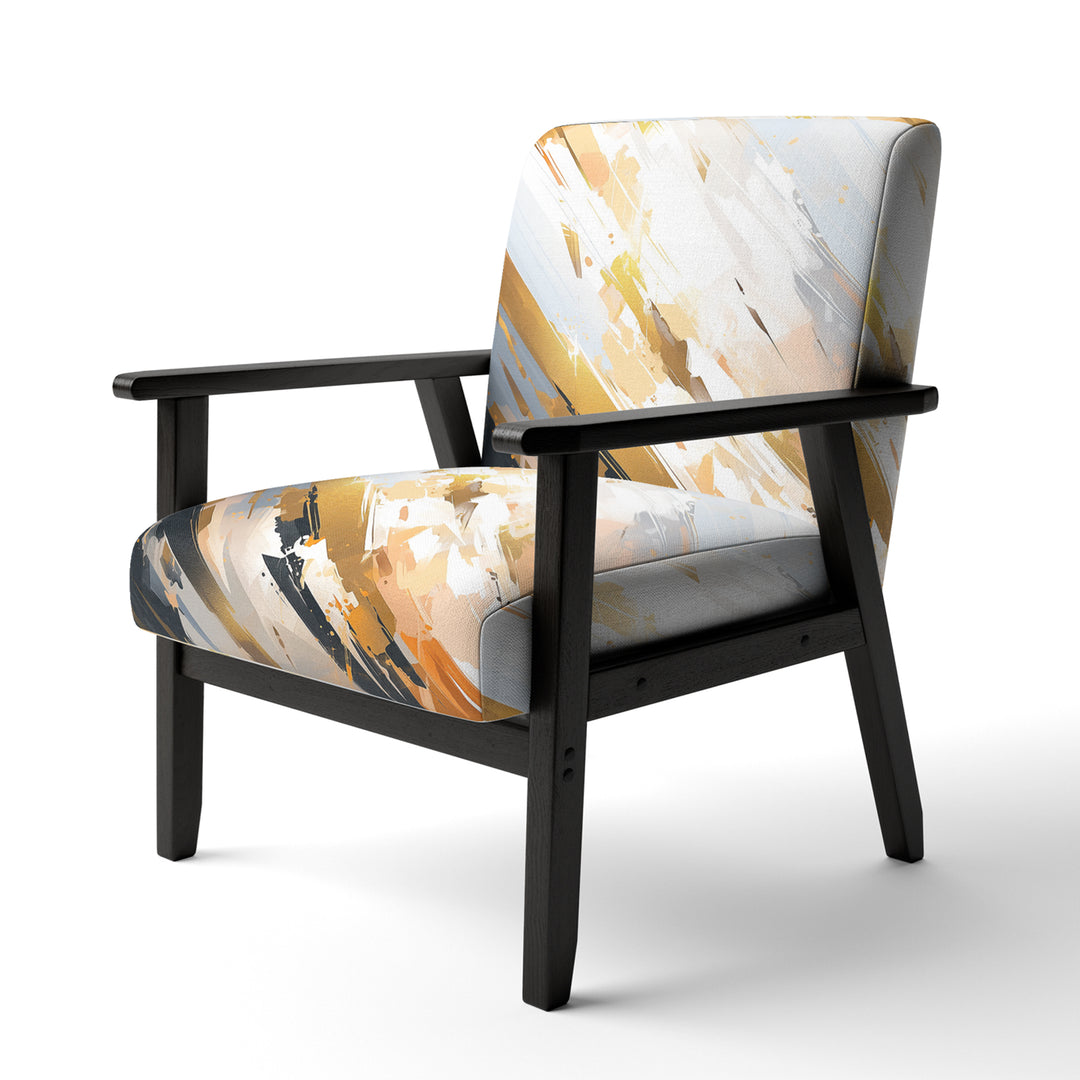 Multicolor Symmetrical Abstractions - Modern Accent Side Chair