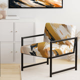 Multicolor Symmetrical Abstractions - Modern Accent Side Chair