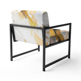 Multicolor Symmetrical Abstractions - Modern Accent Side Chair
