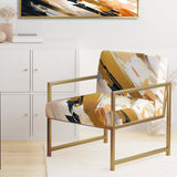 Multicolor Symmetrical Abstractions - Modern Accent Side Chair