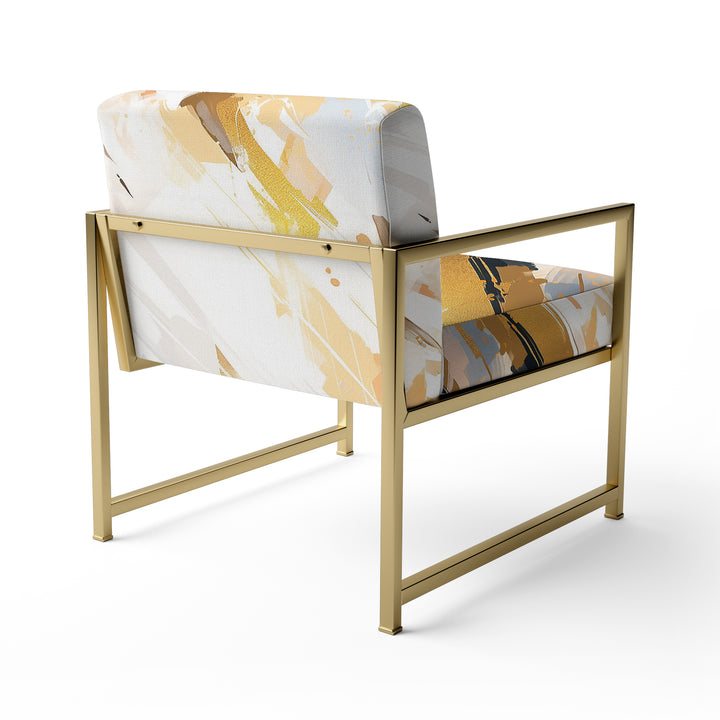 Multicolor Symmetrical Abstractions - Modern Accent Side Chair