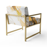 Multicolor Symmetrical Abstractions - Modern Accent Side Chair