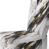 Multicolor Multifaceted Whirls - Modern Accent Side Chair