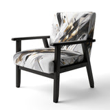 Multicolor Multifaceted Whirls - Modern Accent Side Chair
