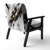 Multicolor Multifaceted Whirls - Modern Accent Side Chair