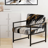 Multicolor Multifaceted Whirls - Modern Accent Side Chair