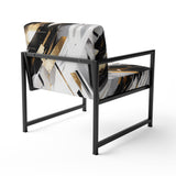 Multicolor Multifaceted Whirls - Modern Accent Side Chair