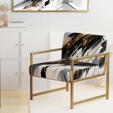 Multicolor Multifaceted Whirls - Modern Accent Side Chair