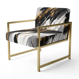 Multicolor Multifaceted Whirls - Modern Accent Side Chair