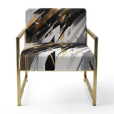 Multicolor Multifaceted Whirls - Modern Accent Side Chair