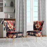 Beige Red Harmony In Chaos - Traditional Arm Chair