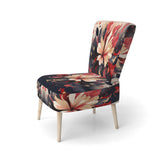 Beige Red Harmony In Chaos - Traditional Arm Chair