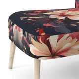 Beige Red Harmony In Chaos - Traditional Arm Chair