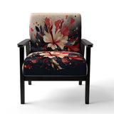Beige Red Harmony In Chaos - Traditional Arm Chair