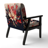 Beige Red Harmony In Chaos - Traditional Arm Chair