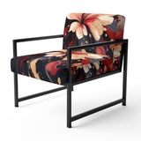 Beige Red Harmony In Chaos - Traditional Arm Chair