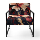 Beige Red Harmony In Chaos - Traditional Arm Chair
