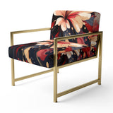 Beige Red Harmony In Chaos - Traditional Arm Chair