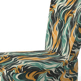 Jungle Majesty In Orange And Green - Modern Accent Side Chair