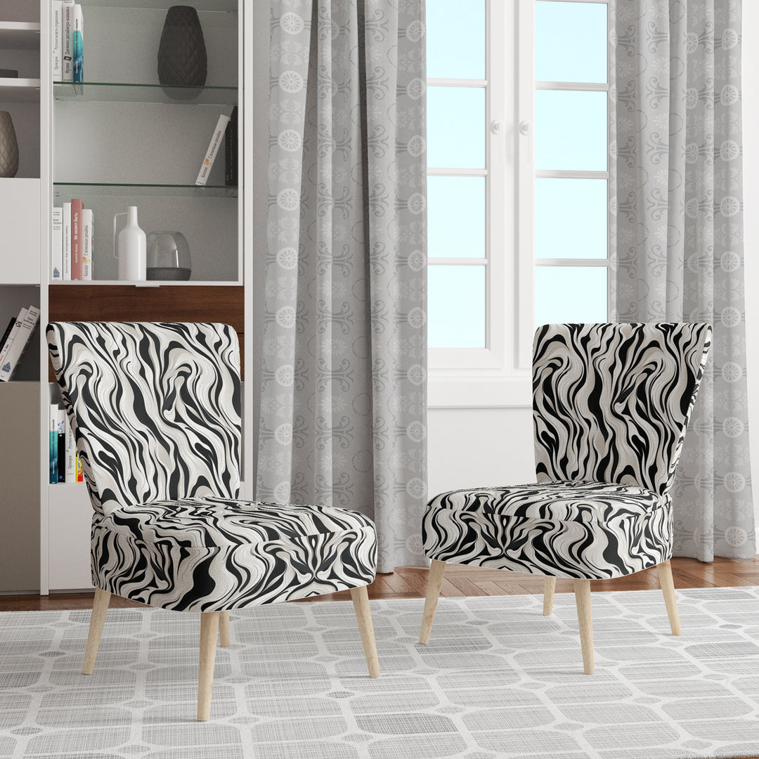 Minimalist Sophistication - Modern Accent Slipper Chair