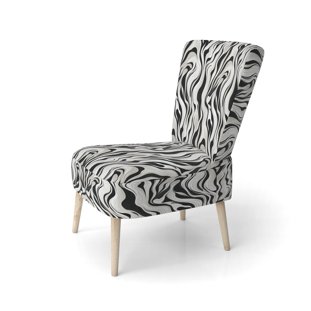 Minimalist Sophistication - Modern Accent Slipper Chair