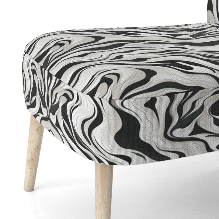 Minimalist Sophistication - Modern Accent Slipper Chair