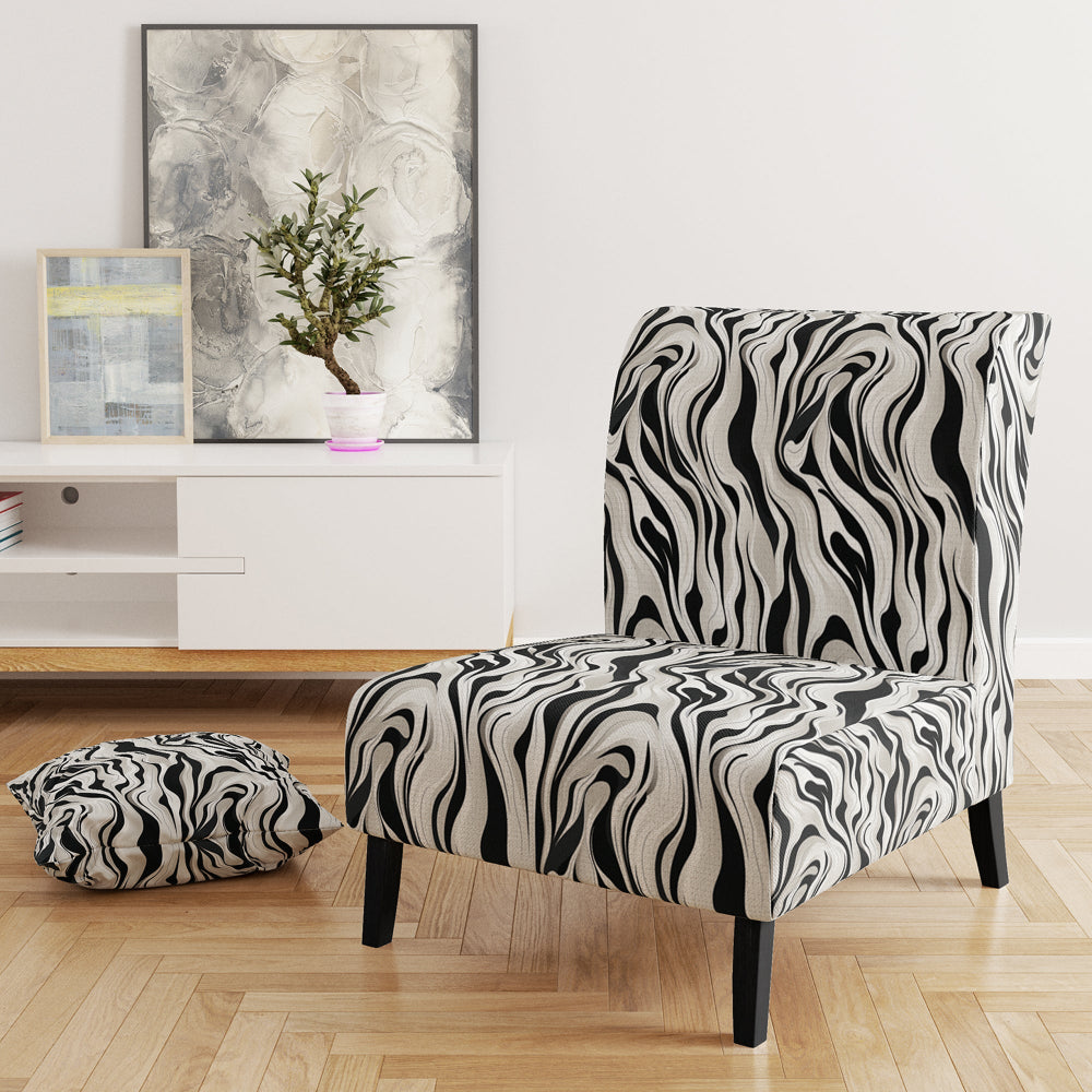 Minimalist Sophistication - Modern Accent Slipper Chair