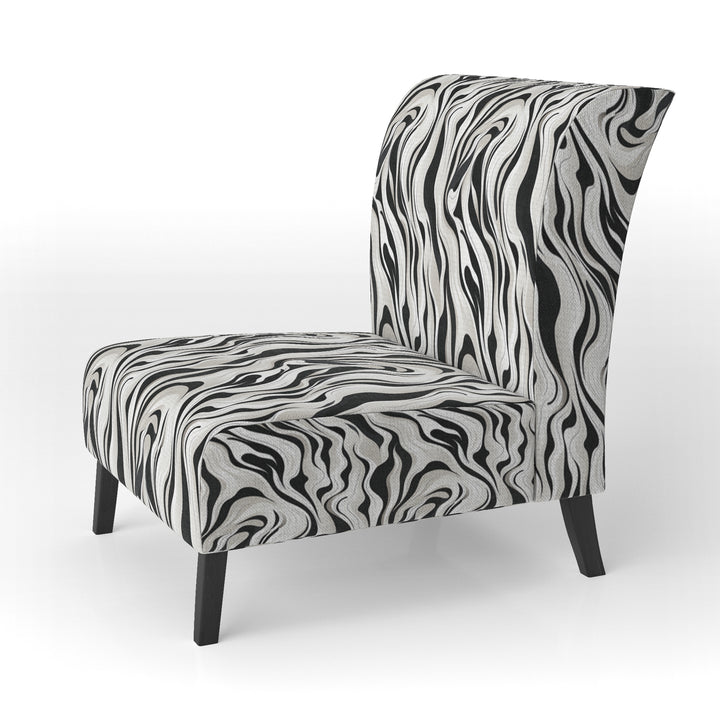 Minimalist Sophistication - Modern Accent Slipper Chair