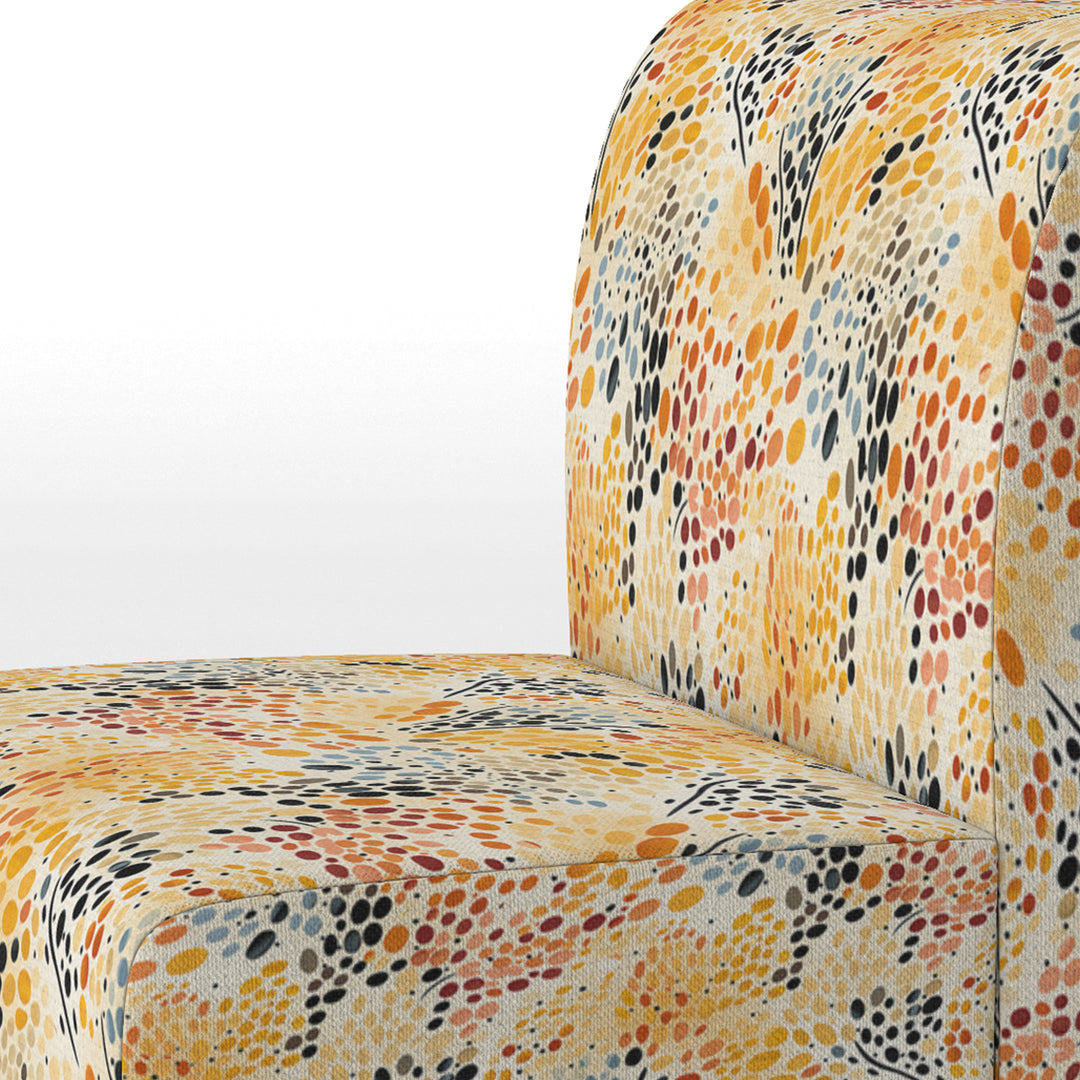 Watercolor Pattern Dot - Modern Accent Side Chair