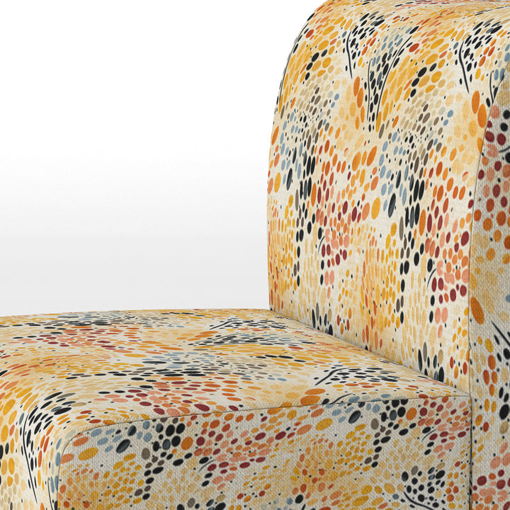 Watercolor Pattern Dot - Modern Accent Side Chair