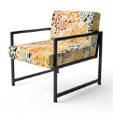 Watercolor Pattern Dot - Modern Accent Side Chair