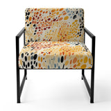 Watercolor Pattern Dot - Modern Accent Side Chair