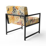 Watercolor Pattern Dot - Modern Accent Side Chair