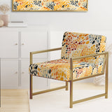 Watercolor Pattern Dot - Modern Accent Side Chair