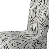 Black And White Zebra Monochromatic Elegance - Modern Accent Slipper Chair