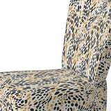 Beige And Black Cheetah Print Simplicity - Modern Arm Chair