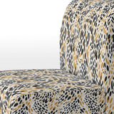Beige And Black Cheetah Print Simplicity - Modern Arm Chair