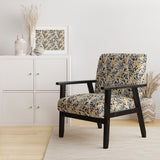 Beige And Black Cheetah Print Simplicity - Modern Arm Chair