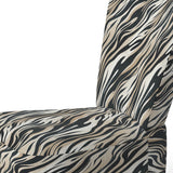 Beige And Black Zebra Sophistication - Modern Arm Chair