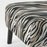 Beige And Black Zebra Sophistication - Modern Arm Chair