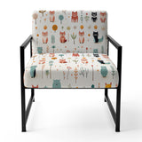 Minimalist Cute Childrens Animals - Casual Accent Side Chair