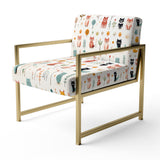 Minimalist Cute Childrens Animals - Casual Accent Side Chair