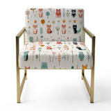Minimalist Cute Childrens Animals - Casual Accent Side Chair