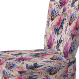 Pink And Purple Romantic Roses Paisley Pattern - Glam Arm Chair