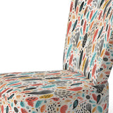 Light Color Tribal Animals Pattern - Upholstered Modern Accent Chairs