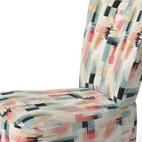 Beige And Light Green Cubic Sophistication - Modern Arm Chair